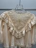 2026 Spring/Summer French Lace Ruffle Cape Top