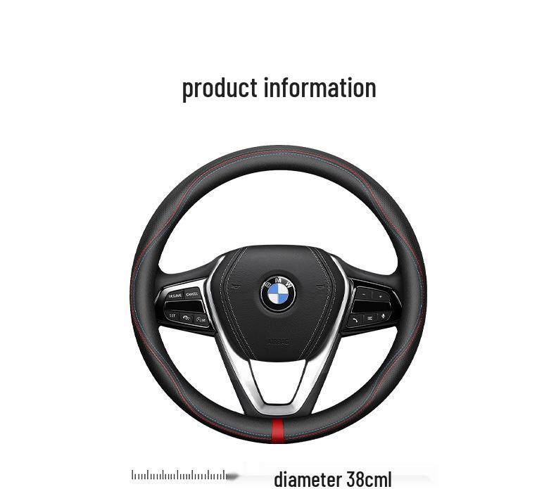 Custom Steering Wheel Cover for BYD Han EV, Song PLUS, Tang DMI, Yuan Pro, Dolphin, and Han DMi.