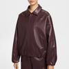 Nike Sportswear Jackets Women's 652 Bright Burgundy Red Lapel Moderate