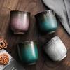 200ml Japanese Retro Kiln-Change Ceramic Coffee Latte Art Cup Gradient Large Tea Cup