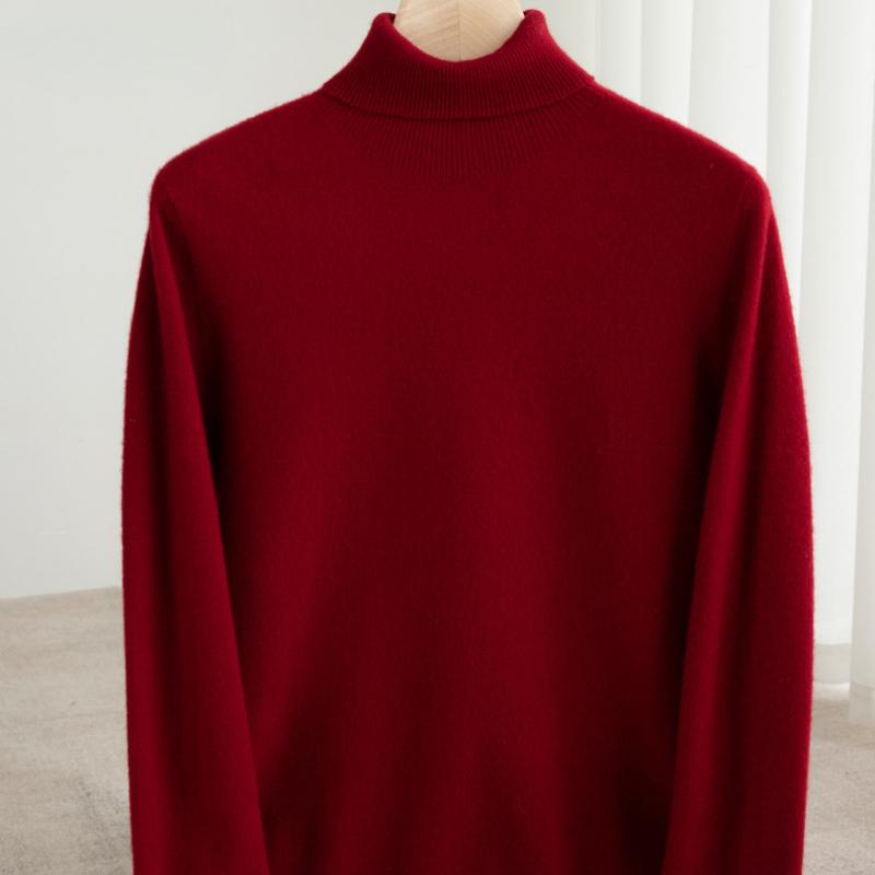 New Autumn and Winter High-lacquered Cardigan Men's Simple and Versatile Cashmere Knitted Base Shirt Broadband Warm Sweater Men