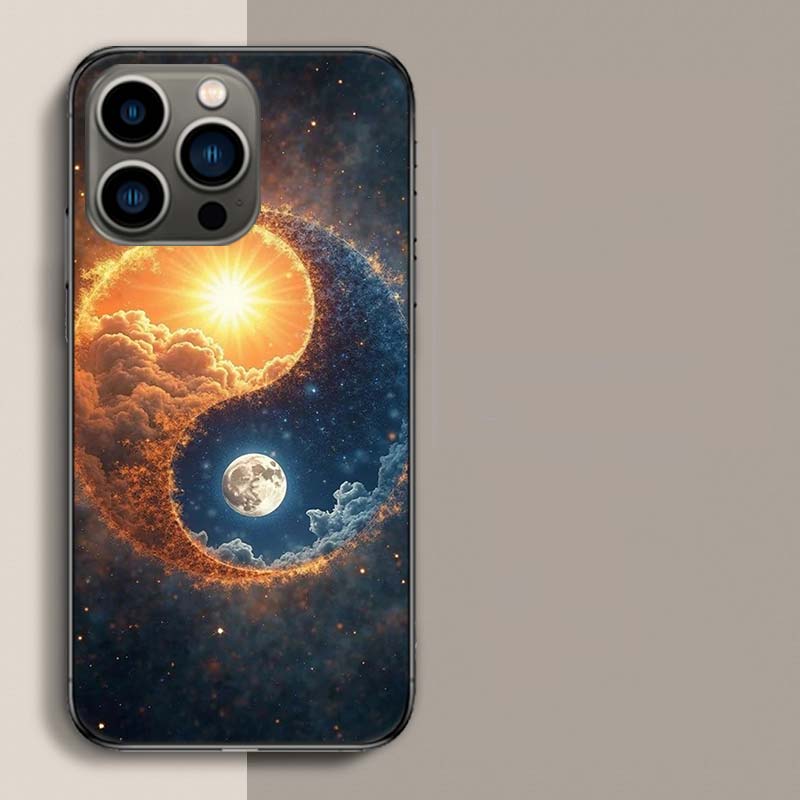 Balance of Elements The Eternal Yin-Yang Phone Case For Iphone 17 Air 15 Pro 14 Plus 16 Pro Max 12 13 Mini 11 16E X XS Cover Cut