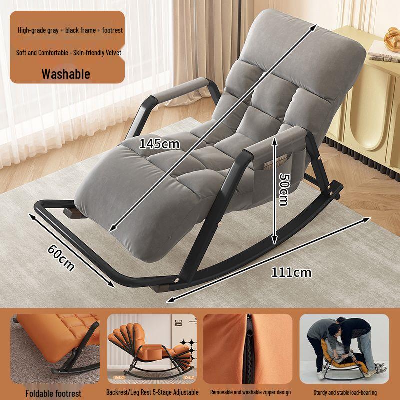 Luxury Adult Recliner: Rocking Chair, Sofa for Living Room & Balcony