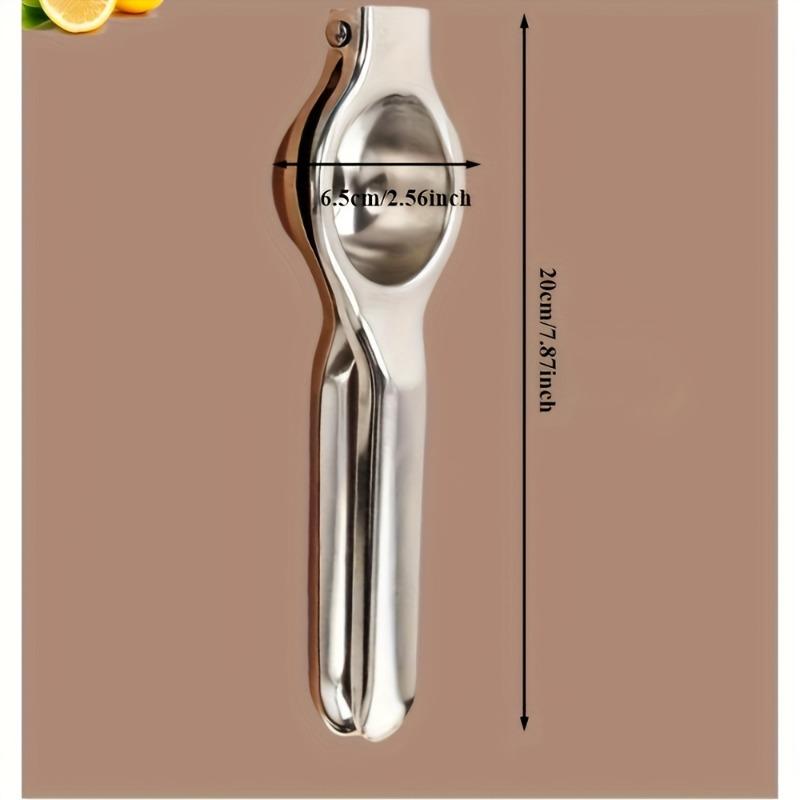 Stainless Steel Lemon Juicer Heavy Duty Press with Ergonomic Lever for Citrus Fruits Apples Pears Easy Clean Home Commercial Use