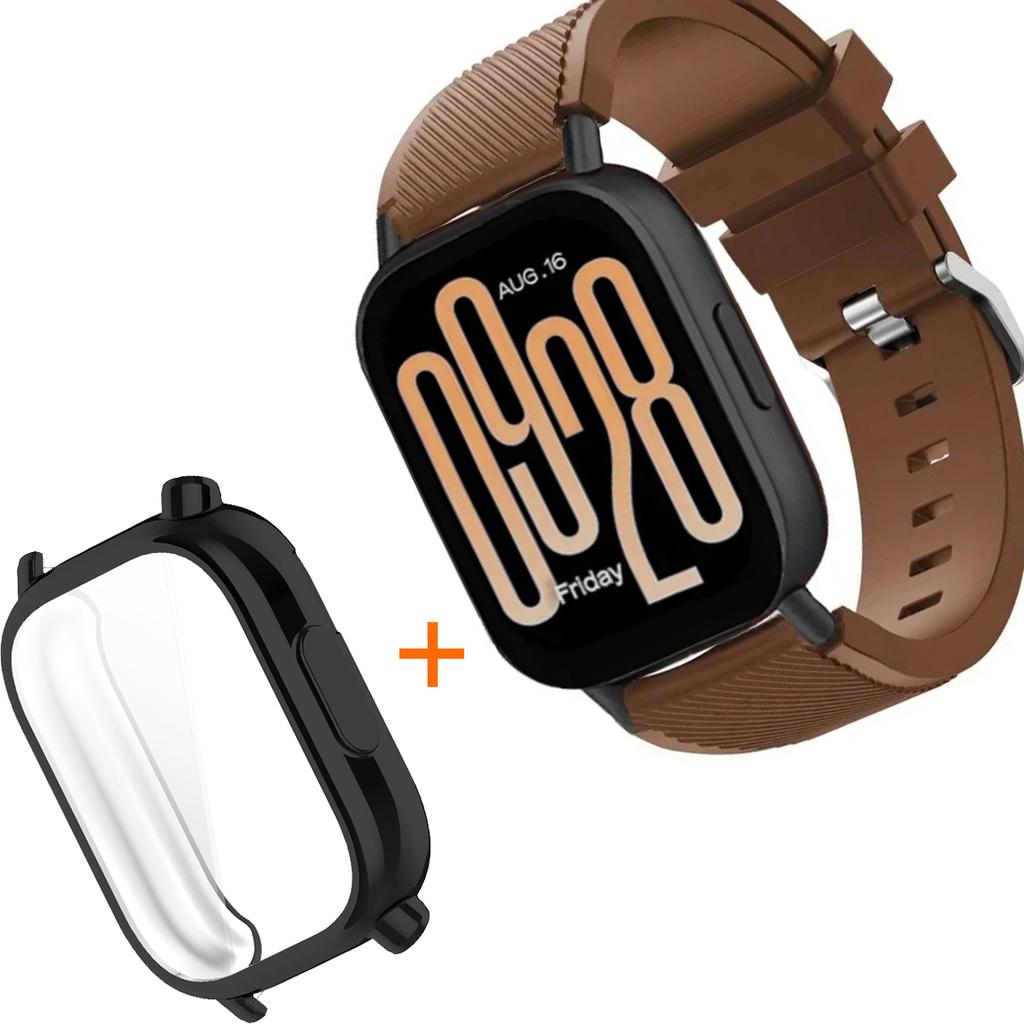 Silicone Strap With TPU Case For Xiaomi Redmi Watch 5 Active Lite Smart Watch Wrist Band And Case For Redmi Watch 5 Active Lite