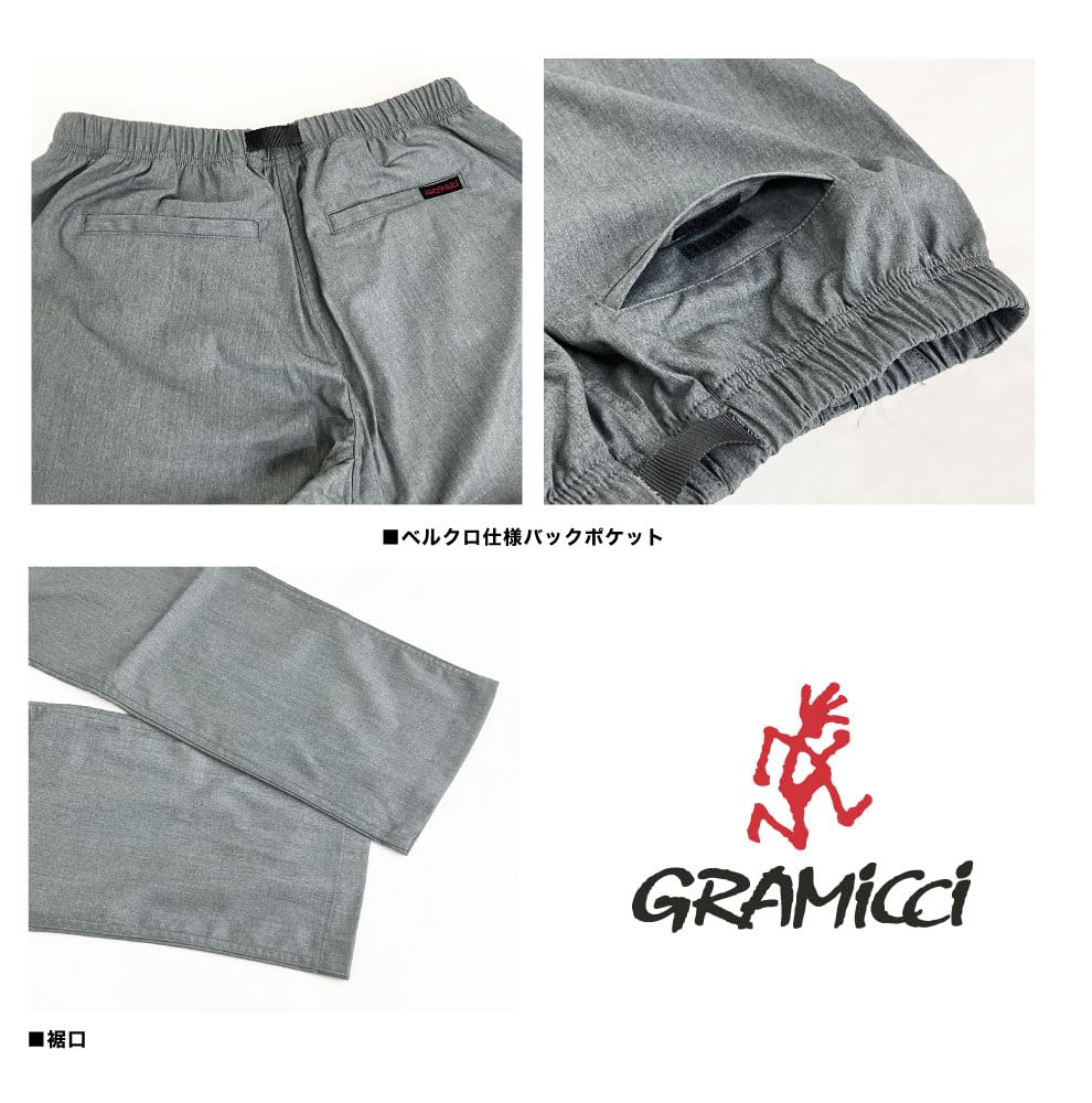 Gramicci Stretch Gabardine Slacks, Climbing Pants, Easy Pants, Japan Limited Edition GMP4-FJP07 (S, Navy)
