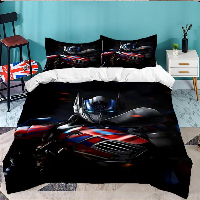 Clown villain 3pcs Bedding Set,Including 1pc Duvet Cover And 2pcs Pillowcases Perfect Gift for Christmas,Ideal for Bedroom, Dormitory