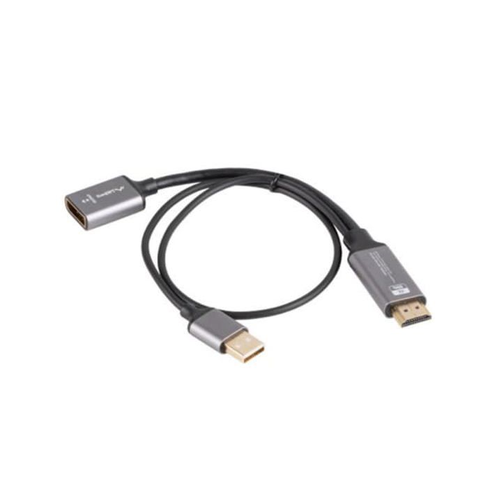 Adaptateur HDMI vers DisplayPort - LANBERG - 4K - 20CM - Noir - Garantie 3 ans