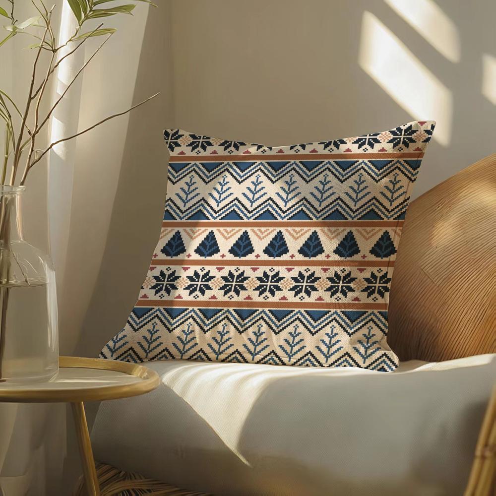 Moroccanstyle Pillow Case Pillowcase, Double-Sided Printed, Sofa Cushion, Bedroom Headboard