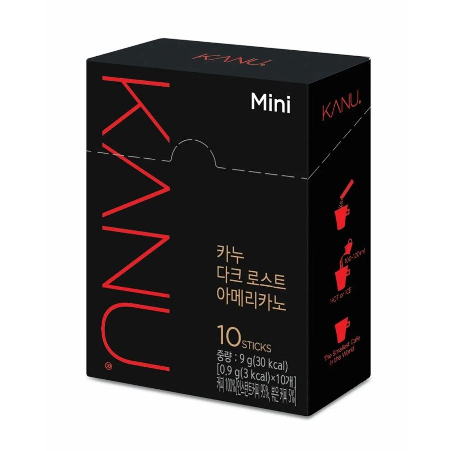 Dongsuh KANU Mini Dark Roast 0.9g*10ea*4box Dark Roast 0.9g*10ea*4box