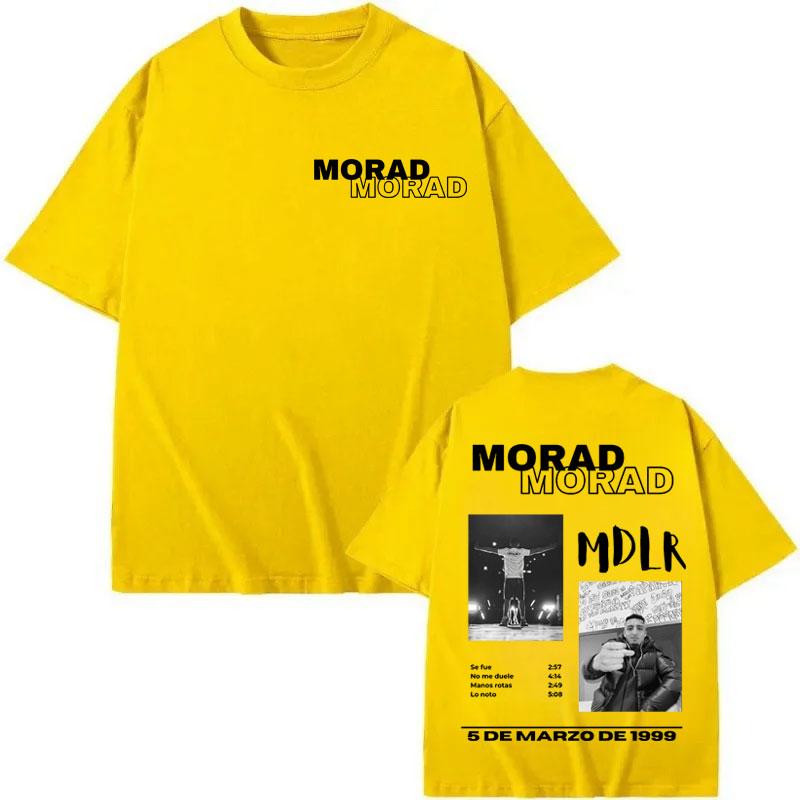 Rapper Morad Graphic T Shirts Men Women Clothing Fashion Hip Hop Tshirt High Quality Cotton Short Sleeve Tshirts Streetwear