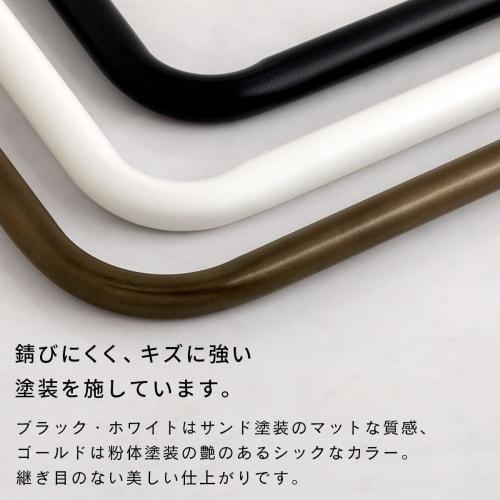 Bon Furniture U-Shaped Iron Clothes Bar, Ceiling-Mounted Clothes Rack, 60x20cm, U-Shaped, for Indoor Clothes Storage and Drying, 10kg Weight Capacity,