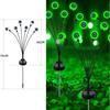 Newly Upgraded Halloween Green Eyeball Light 1PC 6-Head Solar Outdoor Waterproof Plug-in Stake Lights Or Yard Lawn Garden Decor