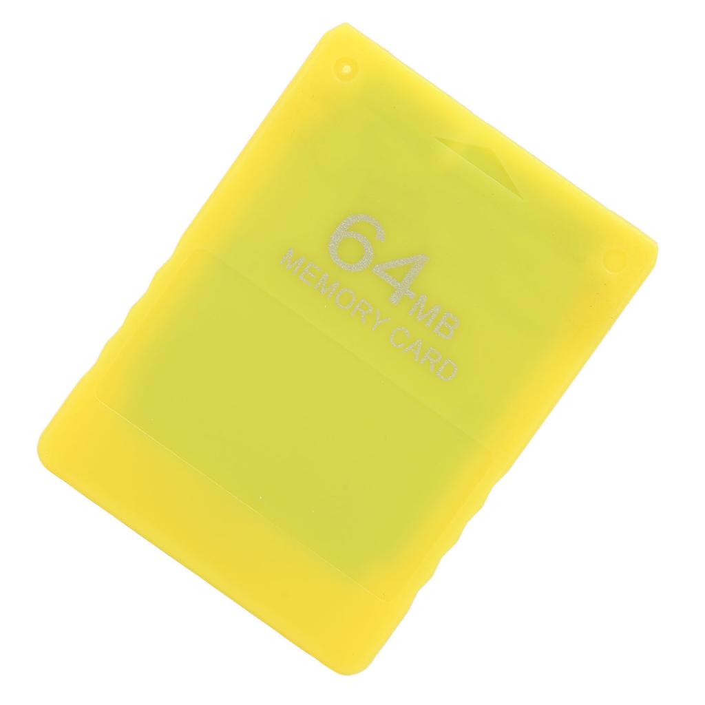 64MB Gaming Memory Card High Speed FMCB1.966 Video Game External Data Card for PS2Yellow