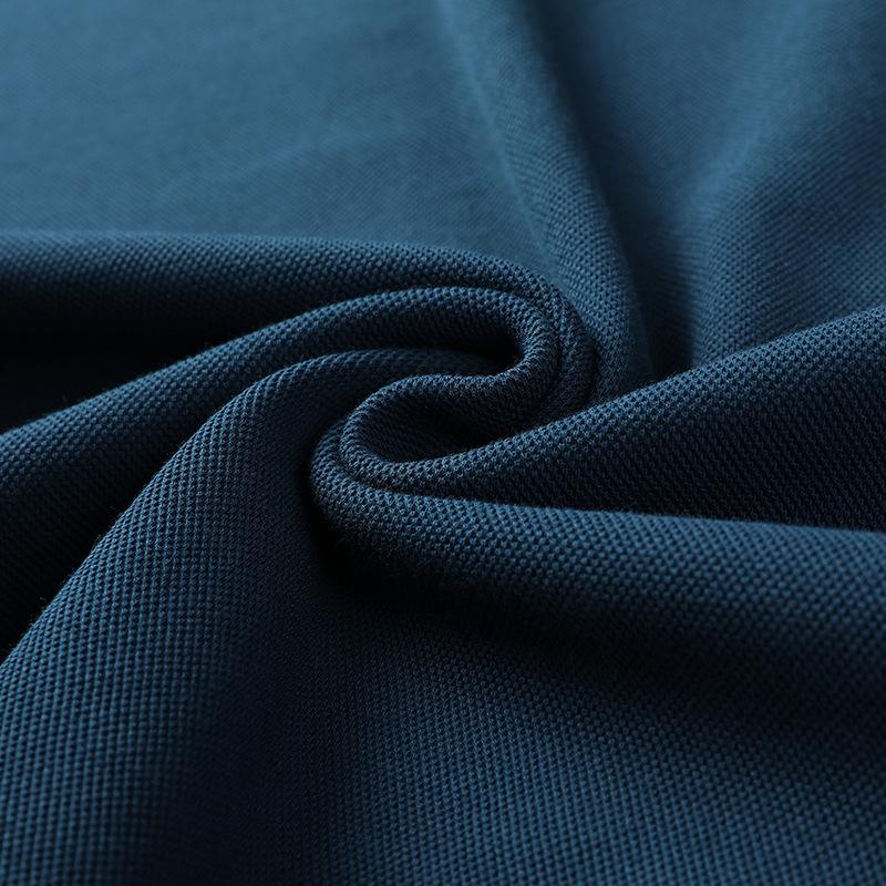 Spring and Autumn Young and Middle-Aged Men's Long-Sleeved T-shirt Lapel Thin Cotton Polo Shirt New Men's Top Bottoming Shirt