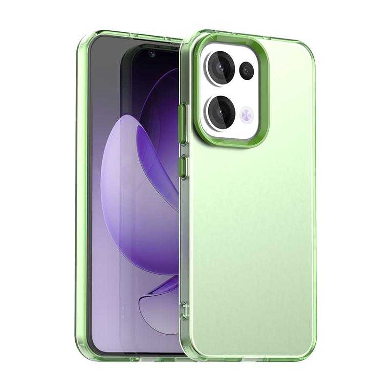 

Anti-Drop Candy Color Case For Oppo Reno 13 Matte PC Transparent Full Back Case For Oppo Reno 13 Pro Cover For Oppo Reno 13 Case Reno13 Pro 5G Global зелёный