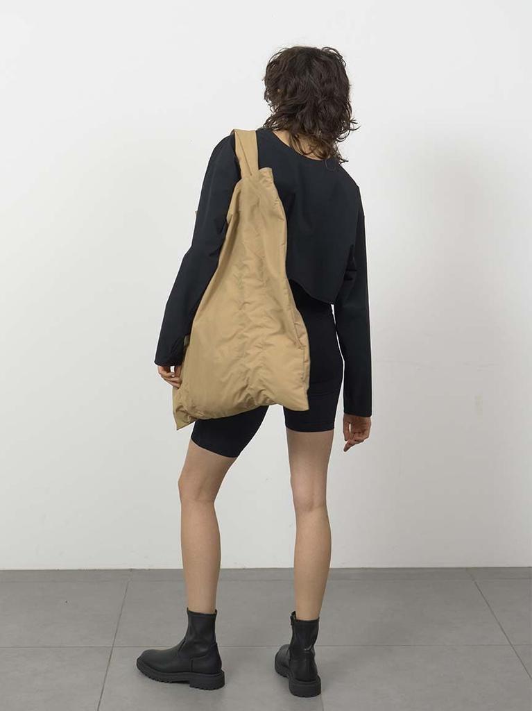 [Styling] Nylon Shirred Tote Bag 16WGB242308 Women's BEG Free Size