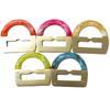 Colorful Resin & Aluminum Alloy Belt Buckle: European & American Style Clothing Accessory