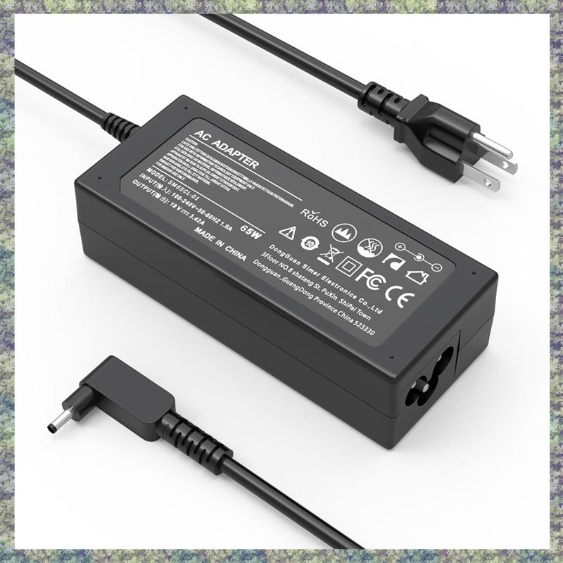 WON 65W 19V 3.42A AC Charger For Acer Aspire 1 3 5 A515-44 A515-45 A515-46 A515-54 A515-55 A515-56 A115-32 A315-23