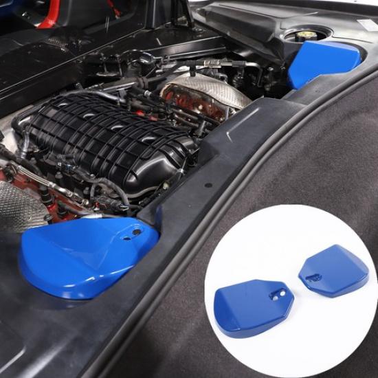 Pro Corvette C8 ABS Modrý Panel Krytu Krytky tlumičů prostoru motoru