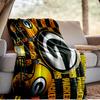 Green Bay Packers Gear Blanket Outdoor Flannel Blanket for Camping, Hiking, Garden Parties, Picnic Essentials,gift for Family and Friends