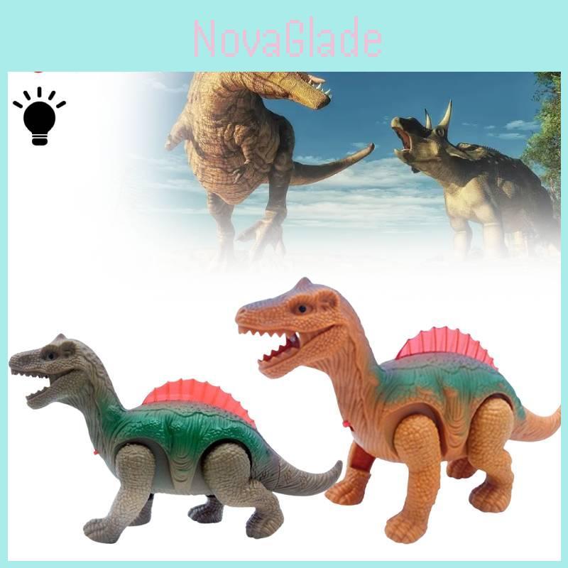Interactive Electric Dinosaur Toy Set For Boys With Glowing Features For Engaging Playtime