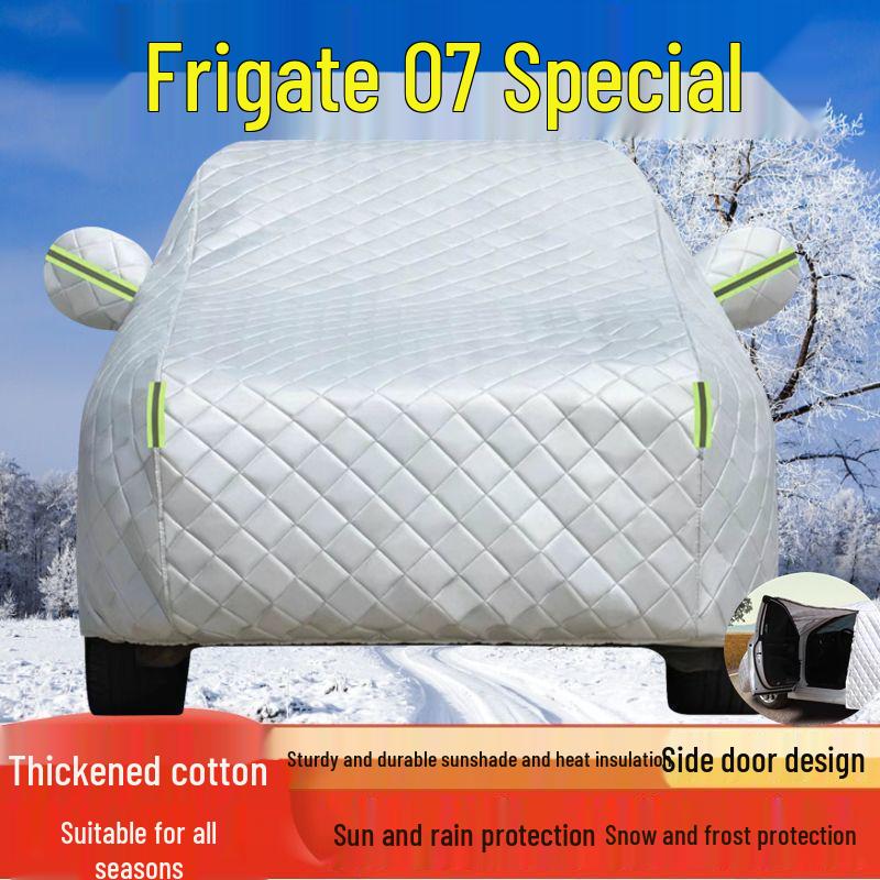 BYD Frigate 07 All-Weather Car Cover: Sunproof, Rain & Dust Resistant, Heat Insulating, Durable Full Cover. Frigate 07