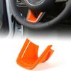 Orange Center Steering Wheel Knob Cover For Jeep Renegade 2015+ Compass 2017-20