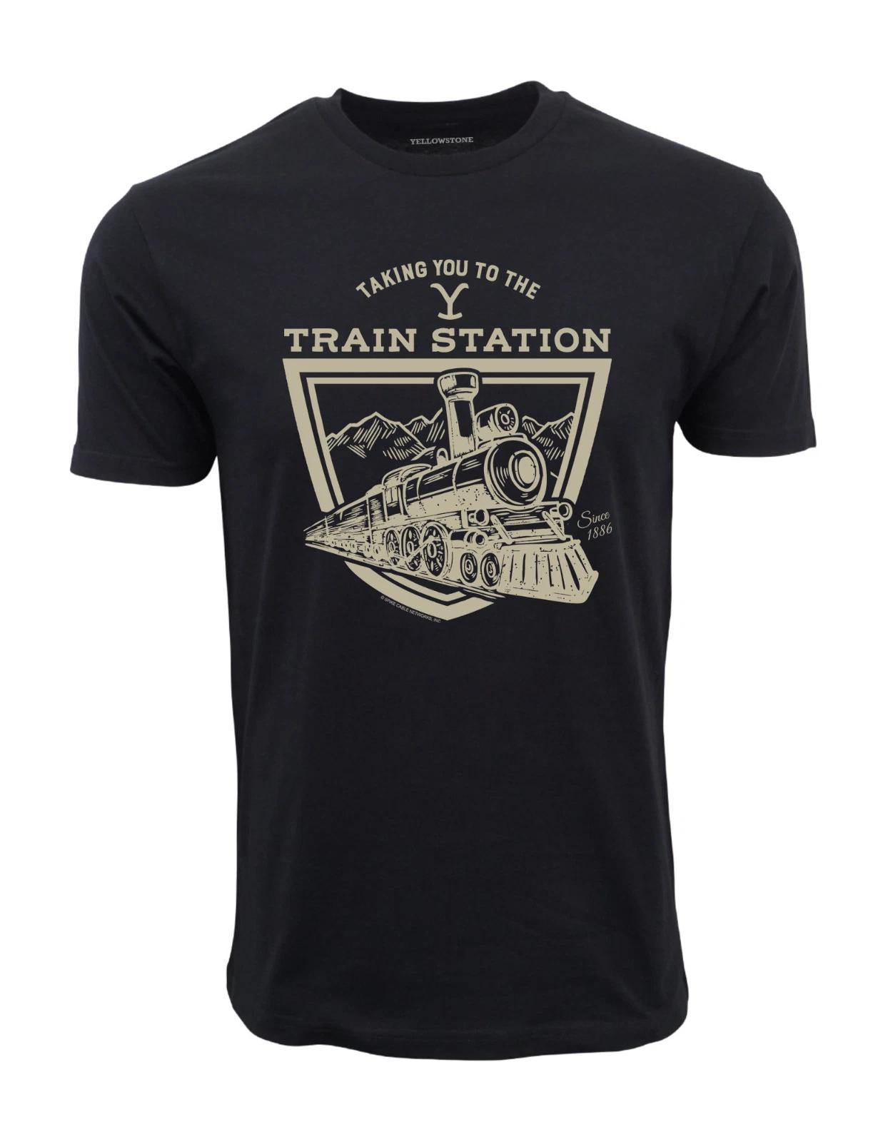 Unisex Adult Casual Graphic Yellowstone Taking You To The Train Sta... M