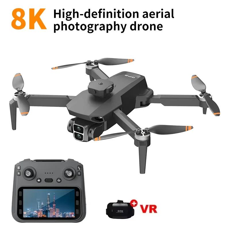 L106 8K HD Dual Camera Drone 5G FPV Brushless Motor Obstacle Avoidance Remote Control With Screen For Aerial Photography Gifts