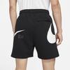Nike Sportswear Double Swoosh Large Logo Relaxed Fit Shorts Men Shorts Black DD5998-010