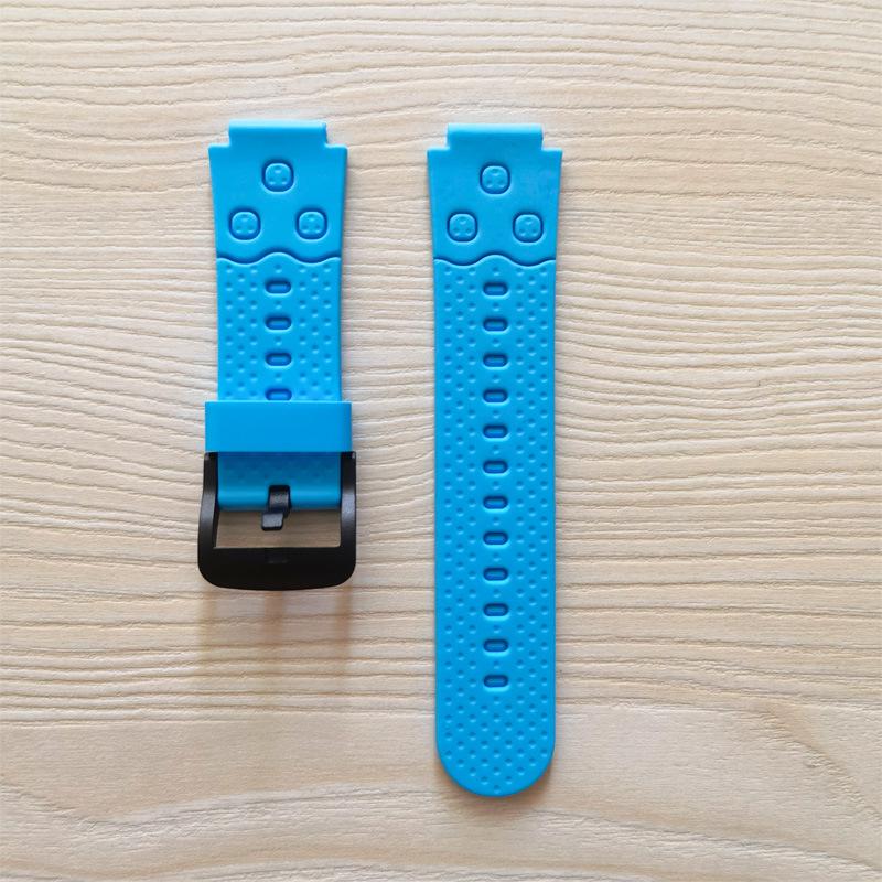 Kids' Silicone Smartwatch Strap, Universal Y-Shaped, Two-Color, 16mm Interface