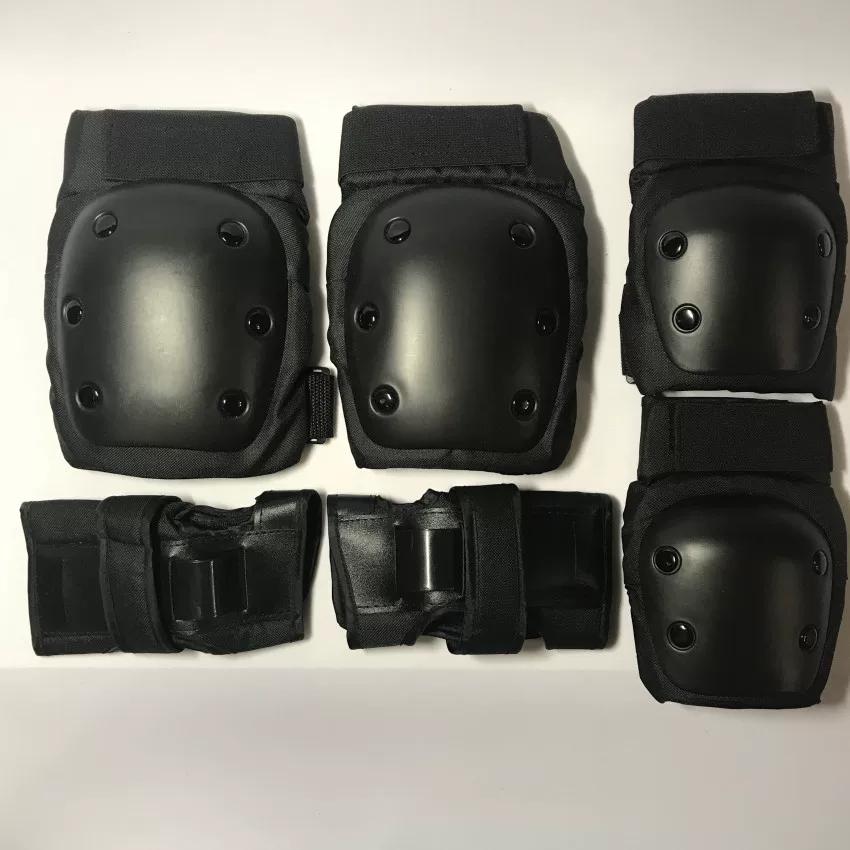 Skate Knee Pads, Roller Skating Protective Gear, Extreme Sports Skateboard Knee Pads, Elbow Pads, Hand Guards, 6-Piece Bicycle Protective Equipment