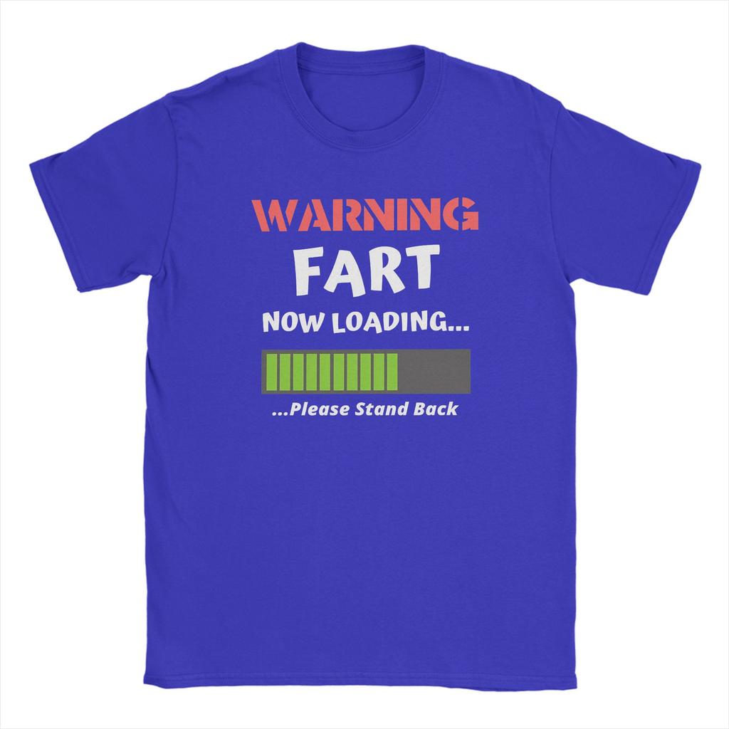 Warning Fart Now Loading TShirt Summer Harajuku T Shirts Unisex Cotton Breathable Oversized Tees Short Sleeves Vintage Tshirt