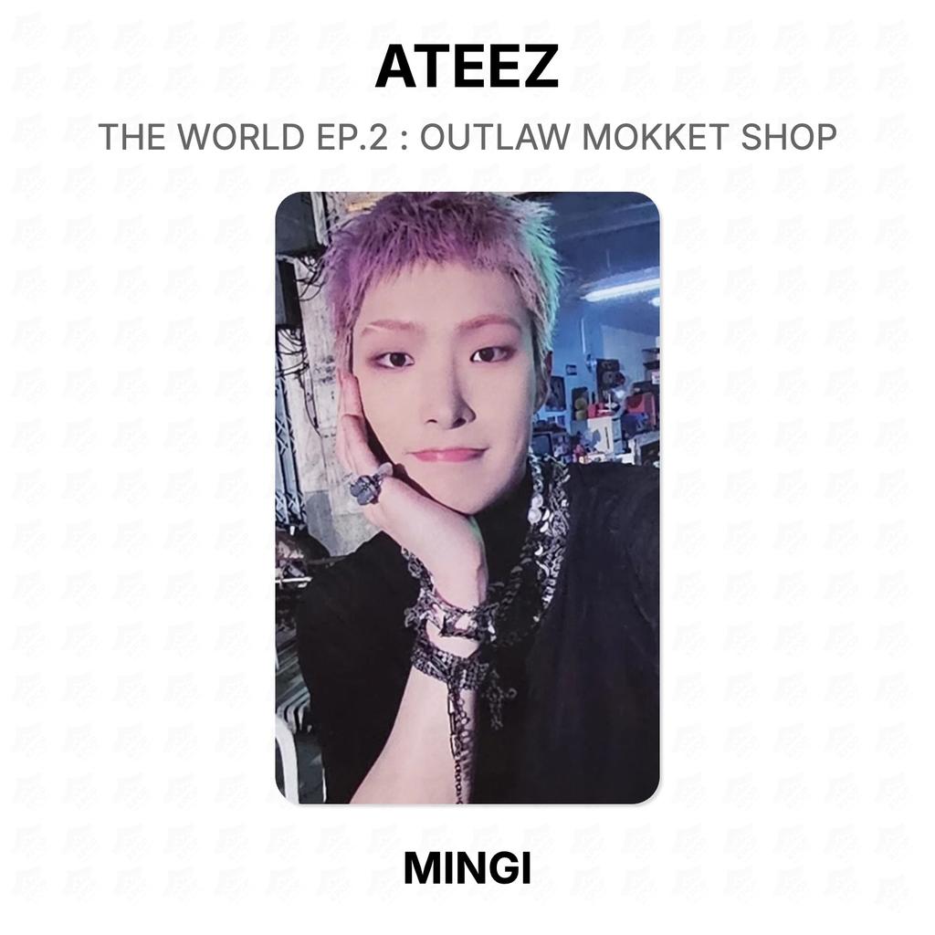 ATEEZ THE WORLD EP.2 : OUTLAW MOKKET SHOP Official Photocard