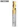 Four-Flute End Milling Cutter 1.5-10mm HSS Drill Bit Aluminum Mill CNC Drill Bit  Wood Cutting