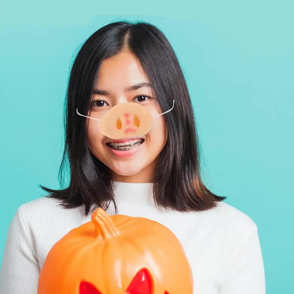 Cute Halloween Pig Nose and Pig Ear Props Set