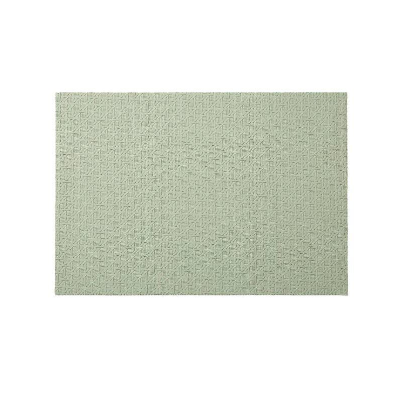 New Home Hotel Grid Pattern PU Leather Placemat Restaurant Double Sided Waterproof Oil Proof Coffee Dining Table Mat Coasters