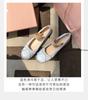 Fashion Plus Size 43 42 Luxury Satin Silk Ballet Shoes Woman Classic Square Toe Bowtie Elastic Band Ballerina Flats Ladies Soft Loafers