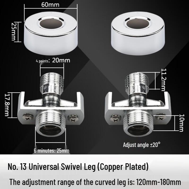 Xuan Yong Stainless Steel Rotating Shower Faucet