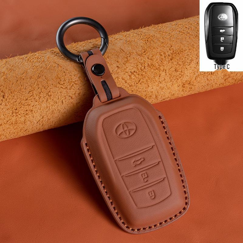 Toyota RAV4, Highlander, Levin, Camry Genuine Leather Key Cover
