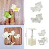 50g Plastic Material Mooncake Molds Horse Shaped Mooncake Stamps DIY Baking Mooncake Accessories for Mid-Autumn Festival X3UC