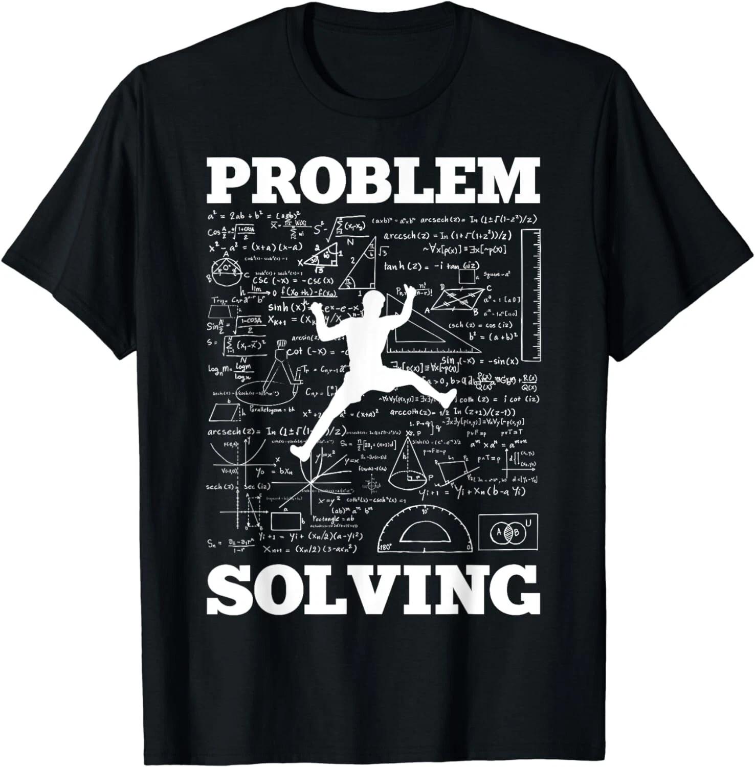 

Problem Solving Climber Rock Climbing Bouldering Pun Funny Gift Unisex T-Shirt S