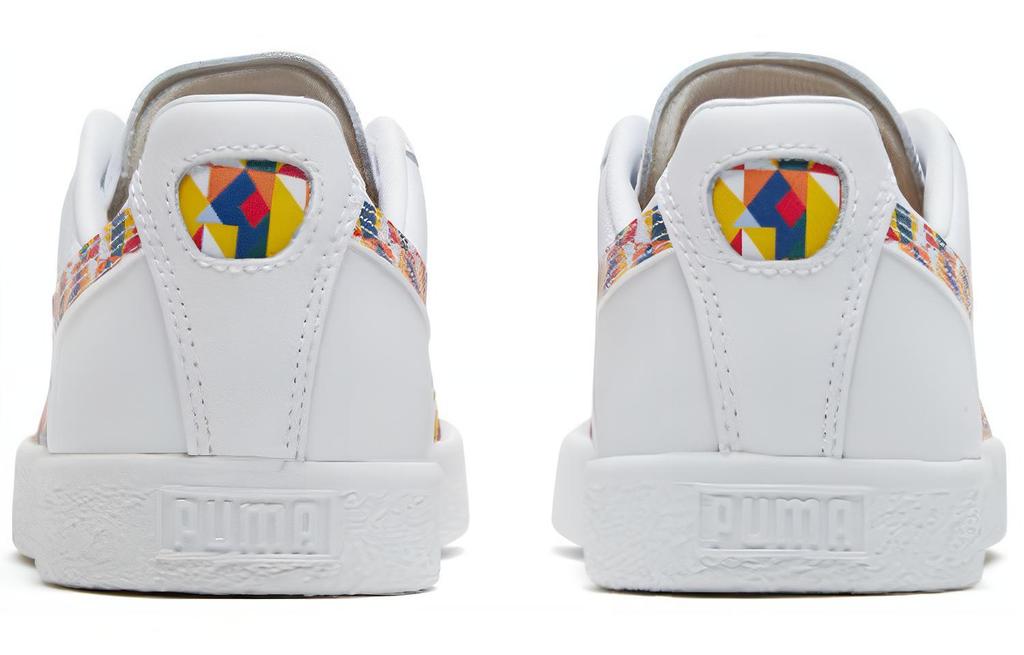 Puma Clyde Graffiti Retro Casual Skateboarding Shoes Unisex 370001-01