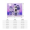 Mari Basil Blanket Cover Fleece Omori Game Ultra-Soft Throw Blanket for Car Sofa Couch Bedspread