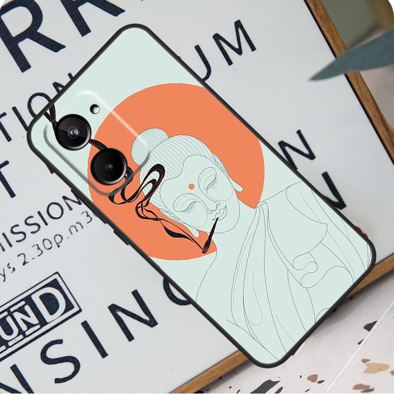 Mandala Buddha Für Realme 12 11 10 9 Pro Plus GT5 GT Neo 6 C55 C53 C51 C35 C33 C30 C25s C21Y C31 C67 Hülle