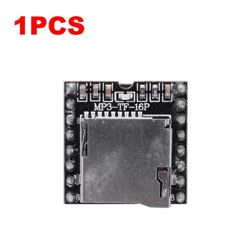 

1-5pcs DFPlayer Mini MP3 Player Module TF Card U-Disk Player Module Voice Module Board V3.0 16P DF Player For Arduino Module