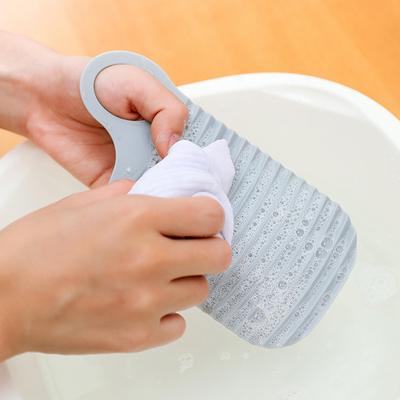 Travel Thicken Mini Washboard Non Slip Laundry Accessories Board Washing Children'S Clothes Socks Cleaning Products Portable