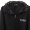 ONEITA Made in USA Long sleeve Half zip sweat XL black Men's Used