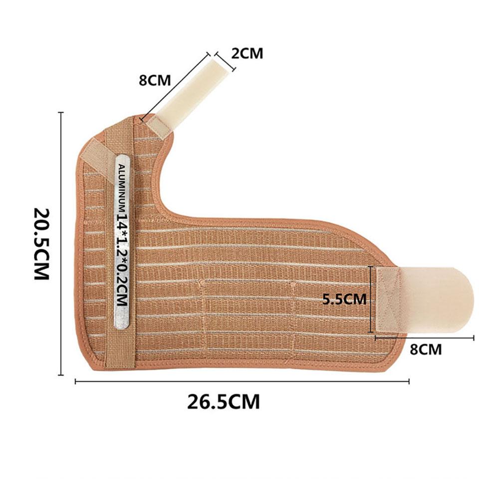 Loogdeel 1Pcs Thumb Splint Stabilizer Thumb Support Brace Trigger Finger Pain Relief Arthritis Tendonitis Sprained Wristband